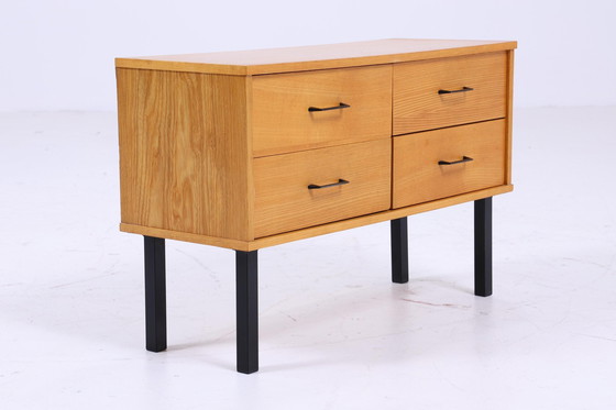 Image 1 of Kleine Vintage Kommode 60er Jahre  | Mid Century Schubladen Kommode Retro 70er Holz