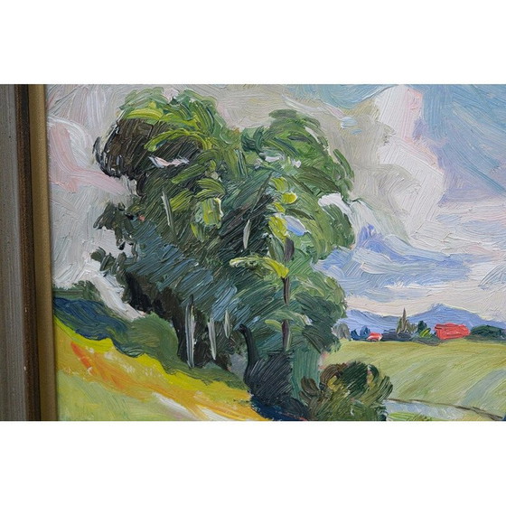 Image 1 of Vintage-Gemälde von Georg Nilsson, Schweden 1960