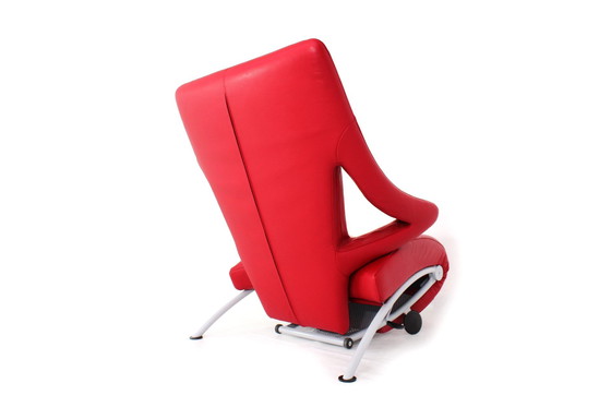 Image 1 of WK Wohnen multifunktional Relax Chair, Sessel "Solo" by Prof. Heiliger in Leather