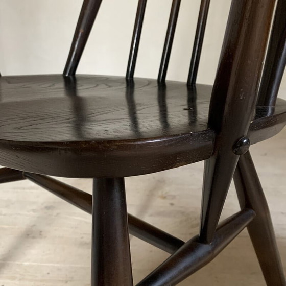 Image 1 of Ein Paar alte Quäker-Stühle aus Teakholz von Lucian Ercolani für Ercol