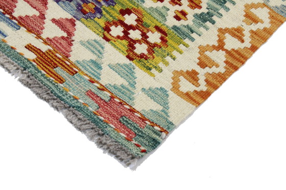 Image 1 of Original Old Style Kelim Afghan 238 X 178 Cm Top Zustand