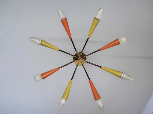 Sputnik Spinnen Tüten-Deckenlampe