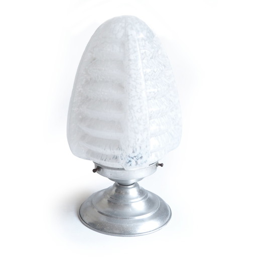 Vintage-Lampe aus Clichy-Glas