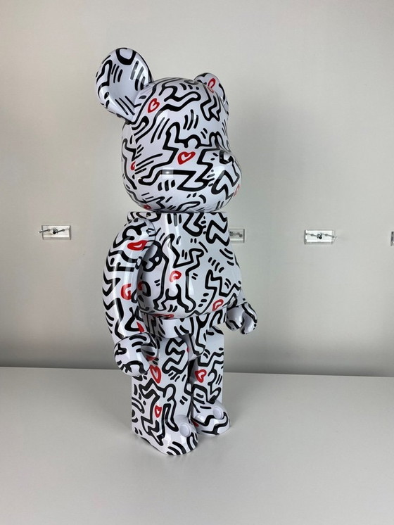 Image 1 of Bearbrick Be@Rbrick Keith Haring #8 1000% Medicom Toys