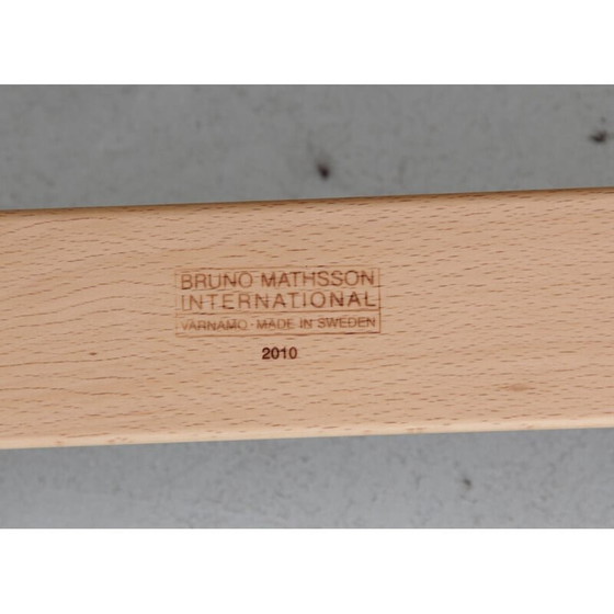 Image 1 of Paar skandinavische Vintage-Sessel "Miranda" aus Buche und Kvadrat-Stoff von Bruno Mathsson, 2010