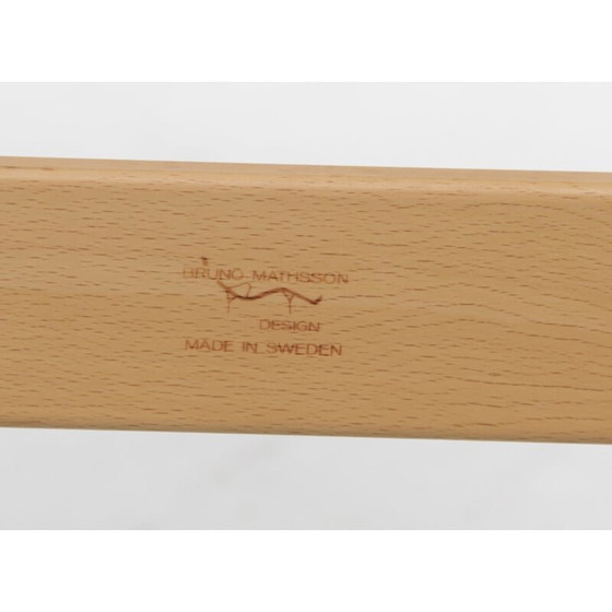 Image 1 of Paar skandinavische Vintage-Sessel "Miranda" aus Buche und Kvadrat-Stoff von Bruno Mathsson, 2010