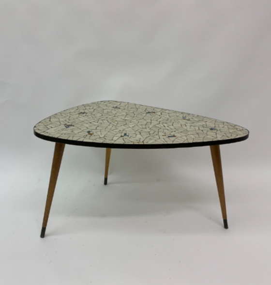 Image 1 of Mid Century Design Mosaik Beistelltisch, 1960er Jahre