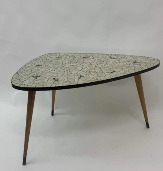 Image 1 of Mid Century Design Mosaik Beistelltisch, 1960er Jahre