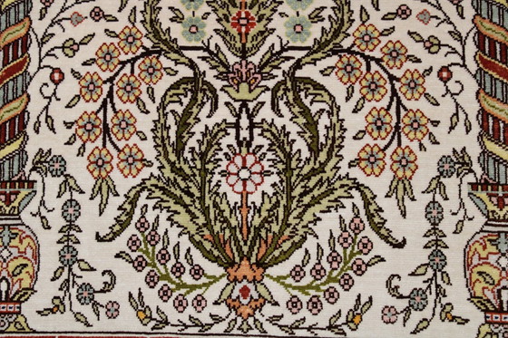 Image 1 of Original Echte Reine Seide Hereke 106 X 68 Cm Top Zustand