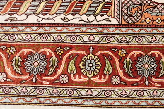 Image 1 of Original Echte Reine Seide Hereke 106 X 68 Cm Top Zustand