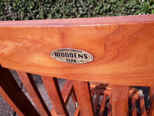 Wooddens Teak Liegestuhl mit Rädern Nr. 2