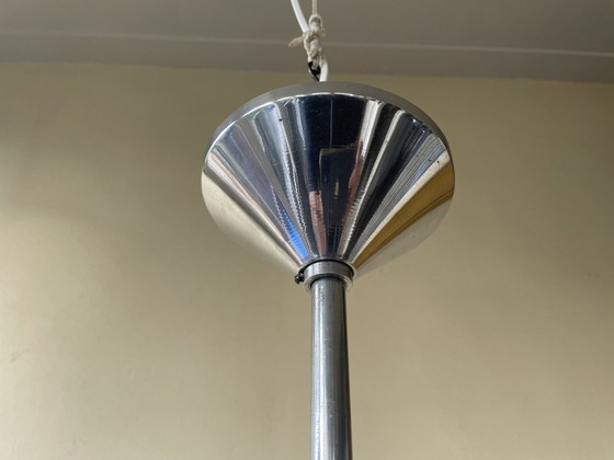 Image 1 of 1940er Lampe Hängeleuchte Holophan Plexiglas Französisch