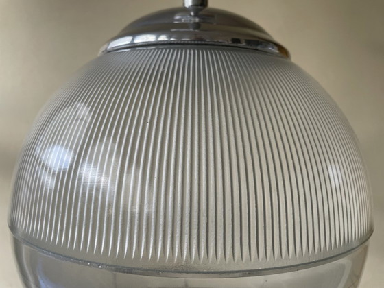 Image 1 of 1940er Lampe Hängeleuchte Holophan Plexiglas Französisch