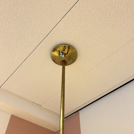 Image 1 of Italienische Muranoglas-Hängeleuchte in Wellenform