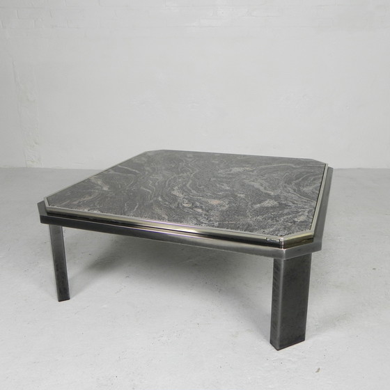 Image 1 of Fedam Couchtisch, hollywood regency, marmor in stahlgestell