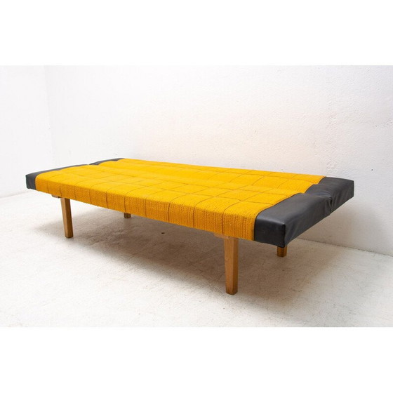 Image 1 of Mid Century Klappsofa-Bank von Miroslav Navrátil, Tschechoslowakei 1970er Jahre