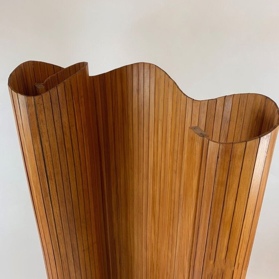 Image 1 of Vintage Trennwand aus Kiefernholz von Jomain Baumann, 1940