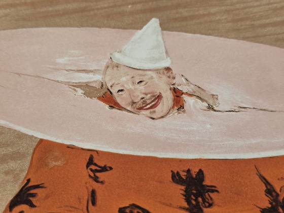 Image 1 of Lithographie, Jan Van Beers, Zirkusclown Von 1886