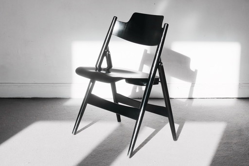 1/10 Egon Eiermann Se 18 Klappstühle Stuhl Folding Chair Bauhaus Mid Century Wilde & Spieth