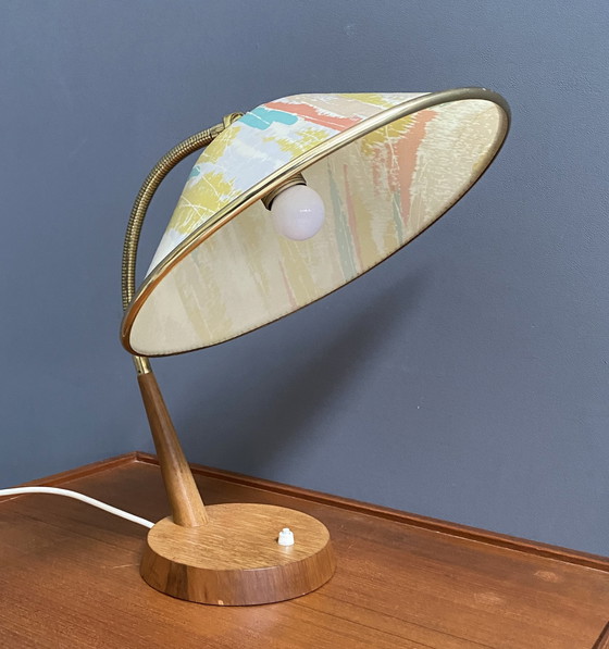 Image 1 of Temde-Schreibtischlampe aus den 1960er Jahren mit flexiblem Schwanenhals