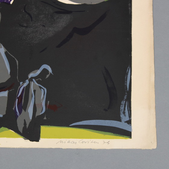 Image 1 of Milorad Bata Milhailovitch (1923-2011) "Fußball" (1974) Lithographie