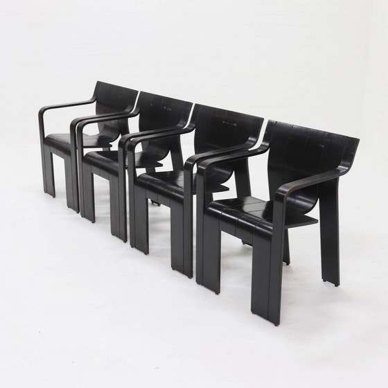 Image 1 of 4x Castelijn von Gijs Bakker eetkamerstoel