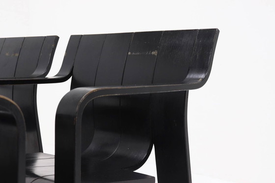 Image 1 of 4x Castelijn von Gijs Bakker eetkamerstoel