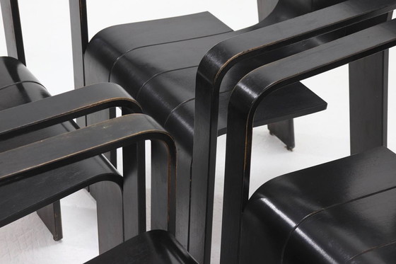 Image 1 of 4x Castelijn von Gijs Bakker eetkamerstoel