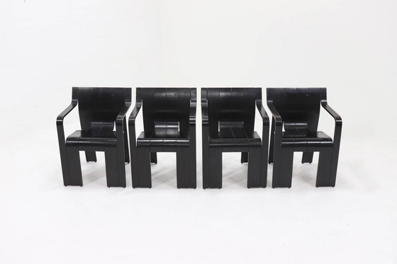 Image 1 of 4x Castelijn von Gijs Bakker eetkamerstoel