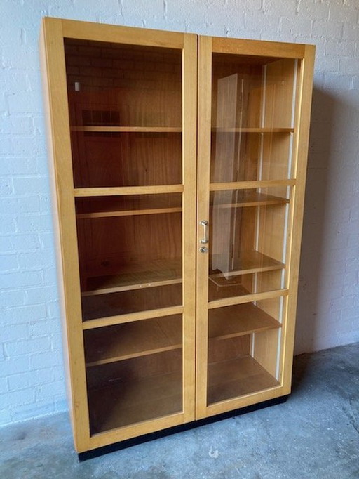 Mid Century Schulschrank, Vitrine, Chemie-Schrank