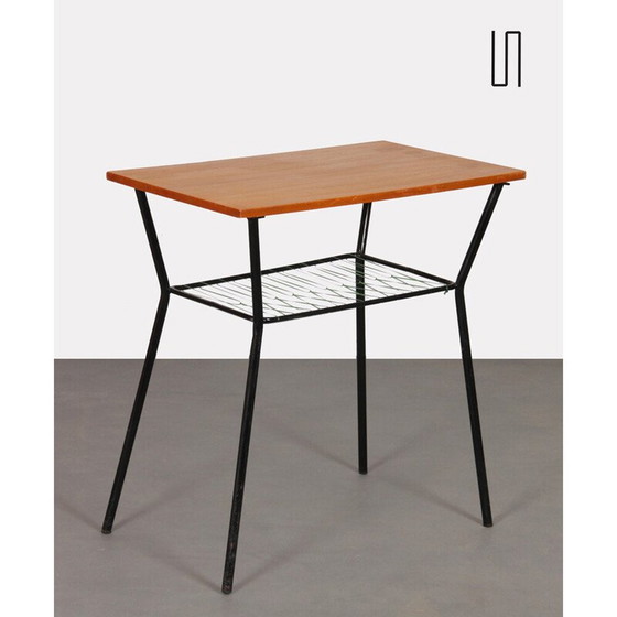 Image 1 of Vintage-Tisch aus Metall und Holz, 1960