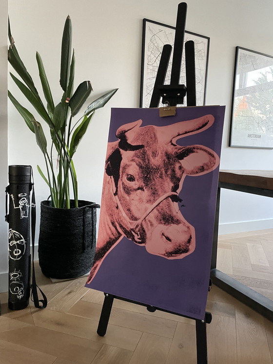 Image 1 of Andy Warhol nach (1928-1987), Cow, 1976 (pink&purple), Copyright 2013 The Andy Warhol Foundation for Visual Arts, Inc. Gedruckt