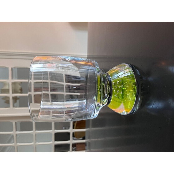 Image 1 of Vintage-Vase mit Blasenglasboden, 1970