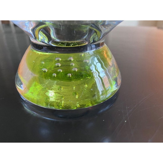 Image 1 of Vintage-Vase mit Blasenglasboden, 1970