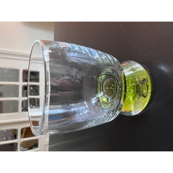 Image 1 of Vintage-Vase mit Blasenglasboden, 1970