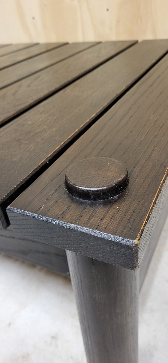 Image 1 of Brutalistischer Couchtisch mit Lattenrost