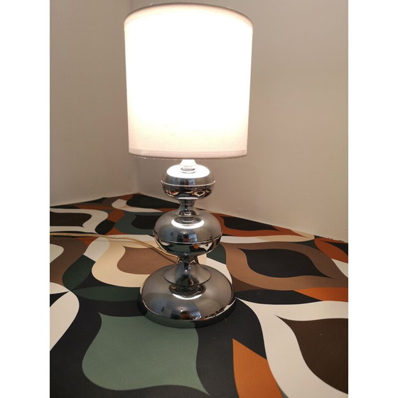Image 1 of Alte Chromstahl-Lampe, 1970