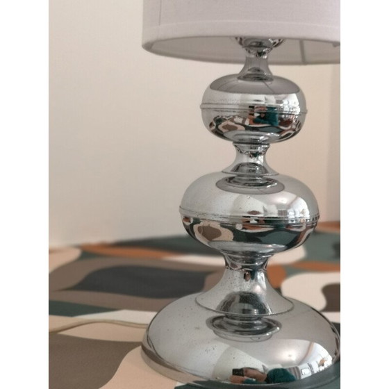Image 1 of Alte Chromstahl-Lampe, 1970