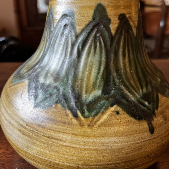 Image 1 of Dänisches Design Keramik Tischlampe Vintage