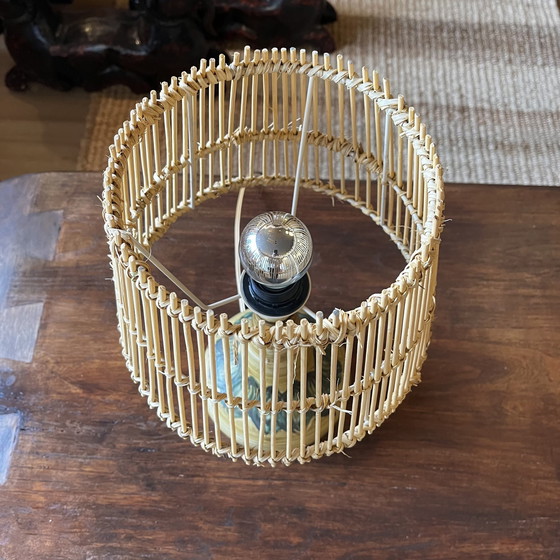 Image 1 of Dänisches Design Keramik Tischlampe Vintage