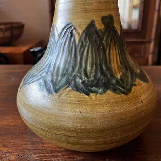 Image 1 of Dänisches Design Keramik Tischlampe Vintage