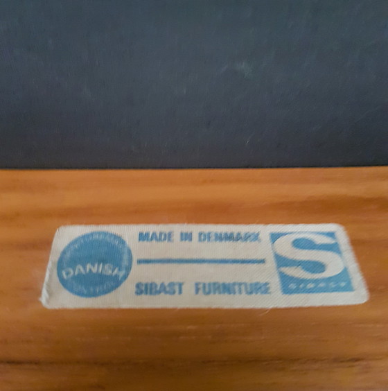 Image 1 of Vintage Arne Vodder 341 Sessel aus Teakholz und Leder