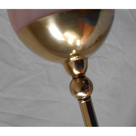 Image 1 of Modulare Art-Déco-Lampe aus Messing und Glas, 1930