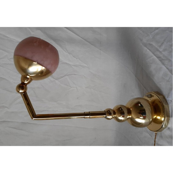 Image 1 of Modulare Art-Déco-Lampe aus Messing und Glas, 1930