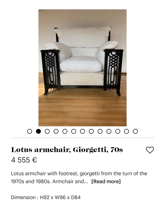 Image 1 of Giorgetti Xl Lounge Sessel - Kollektion Gallery