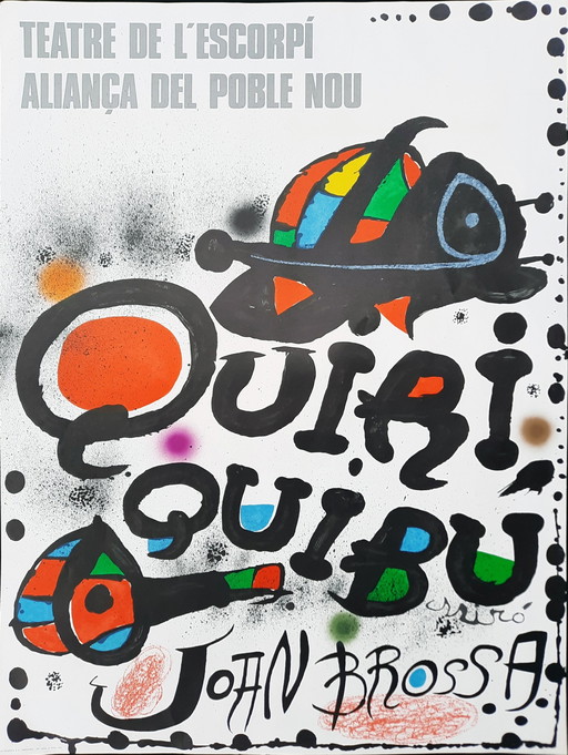 Quiri Quibu John Brossa – anerkannter Joan Miró – Joan Miro, kunst, Abstract