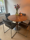Runder Esstisch aus Holz arco