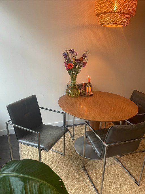 Runder Esstisch aus Holz arco