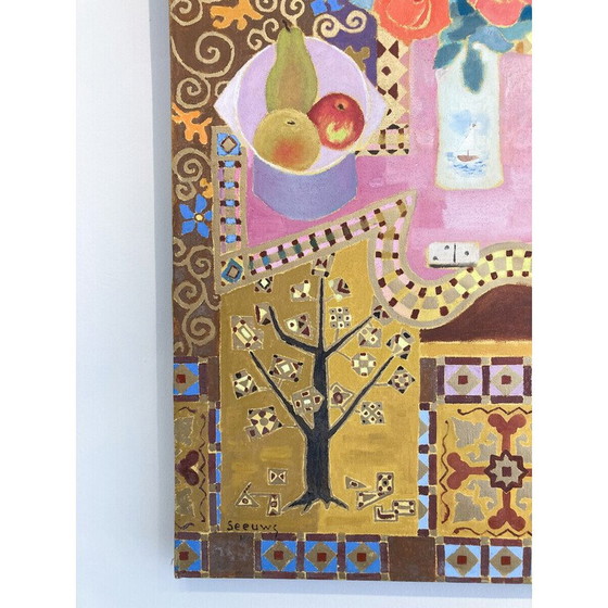 Image 1 of Vintage-Gemälde von Jos Seeuws, Belgien 1970er Jahre