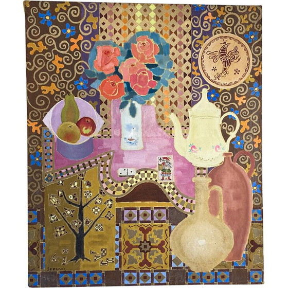 Image 1 of Vintage-Gemälde von Jos Seeuws, Belgien 1970er Jahre